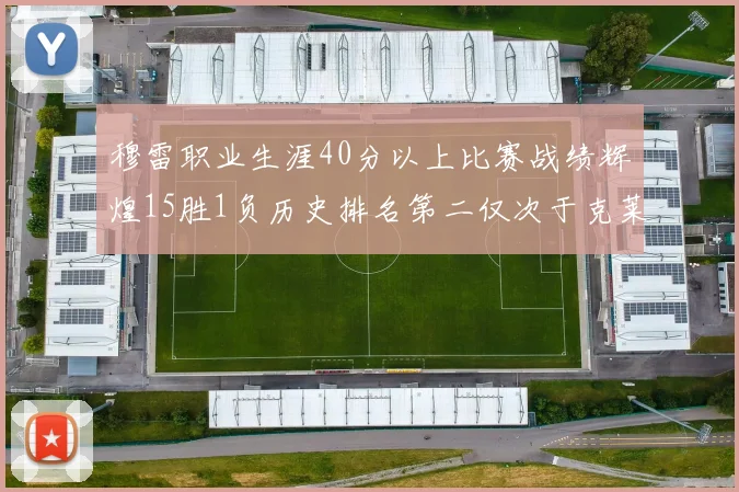 穆雷职业生涯40分以上比赛战绩辉煌15胜1负历史排名第二仅次于克莱的完美19胜0负